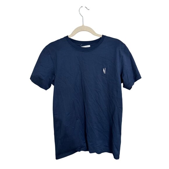 Norse Projects Navy Blue Short Sleeve Tee - Picture 1 of 5